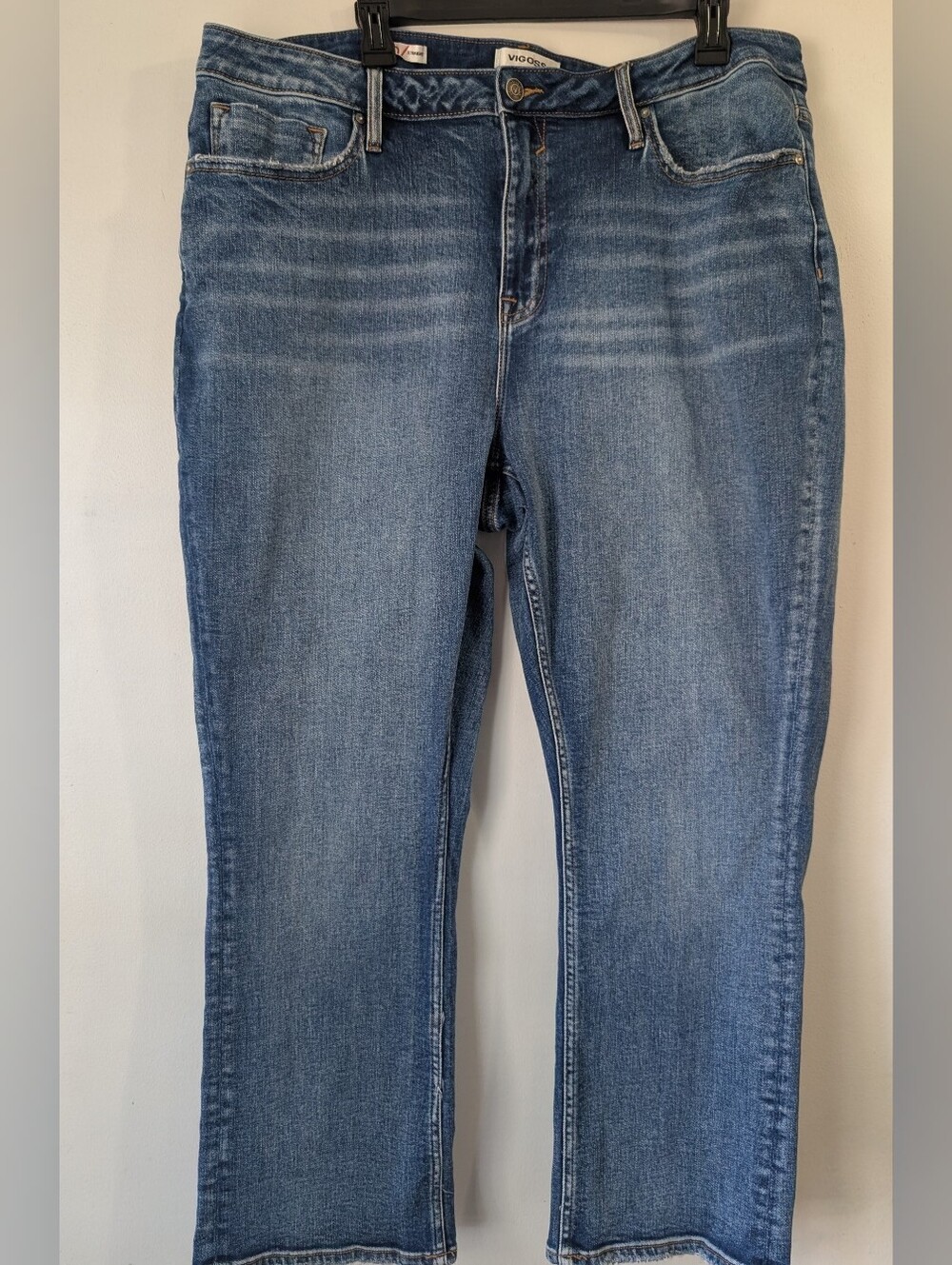Vigoss Ruby Straight Jeans Women's Size 20 Medium Wash Stretch Denim